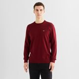 Gant Erkek Bordo Regular Fit Bisiklet Yaka Kazak - 604-Bordo - XL