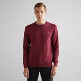 Gant Erkek Bordo Regular Fit Bisiklet Yaka Kazak - 638-Bordo - XL