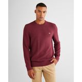 Gant Erkek Bordo Regular Fit Bisiklet Yaka Kazak 8030210.638 - XL