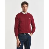 Gant Erkek Bordo Regular Fit Bisiklet Yaka Kazak 8030561.604 - 604-Bordo - M