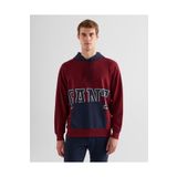 Gant Erkek Bordo Regular Fit Kapüşonlu Logolu Sweatshirt