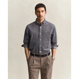Gant Erkek Gri Regular Fit %100 Pamuk Gömlek - 3XL