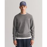 Gant Erkek Gri Regular Fit Bisiklet Yaka Kazak 8030561.92 - 92-Gri - M
