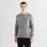 Gant Erkek Gri Regular Fit Bisiklet Yaka Kazak - 93-Gri - 2XL