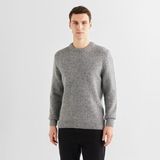 Gant Erkek Gri Regular Fit Bisiklet Yaka Kazak - 93-Gri - 3XL
