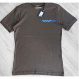 Gant Erkek Gri Regular Fit Bisiklet Yaka T-Shirt - 0Fr-Gri