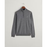 Gant Erkek Gri Regular Fit Yarım Fermuarlı Kazak 87213.90 - 90-Gri