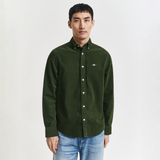Gant Erkek Haki Regular Fit Düğmeli Gömlek - 3XL