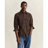 Gant Erkek Kahverengi Regular Fit %100 Pamuk Gömlek 3263008.217 - 217-Kahverengi