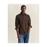 Gant Erkek Kahverengi Regular Fit %100 Pamuk Gömlek