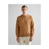 Gant Erkek Kahverengi Regular Fit Bisiklet Yaka Sweatshirt