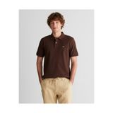 Gant Erkek Kahverengi Regular Fit Logolu Polo Yaka T-Shirt