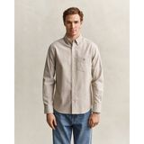 Gant Erkek Kahverengi Regular Fit Oxford Gömlek 3000200.264 - 264-Kahverengi - S