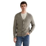 GANT Erkek Kahverengi Regular Fit V Yaka Hırka
