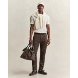 GANT Erkek Kahverengi Slim Fit Chino Pantolon
