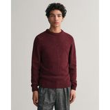 Gant Erkek Kırmızı Regular Fit Bisiklet Yaka Kazak 8040169.604 - 2XL - 604-Kırmızı