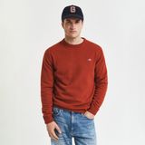 Gant Erkek Kırmızı Regular Fit Bisiklet Yaka Yün Kazak - 623-Kırmızı - XL