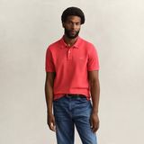 Gant Erkek Kırmızı Regular Fit Logolu Polo Yaka T-Shirt - 641-Kırmızı