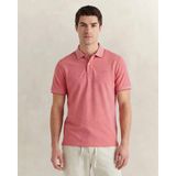 GANT Erkek Kırmızı Regular Fit Polo Yaka T-Shirt