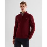 Gant Erkek Kırmızı Regular Fit Yarım Fermuarlı Kazak 87213.604 - 604-Kırmızı