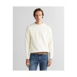 Gant Erkek Krem Bisiklet Yaka Sweatshirt