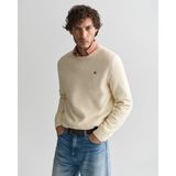Gant Erkek Krem Regular Fit Bisiklet Yaka Kazak 8030210.130 - 130-Krem Rengi - XL