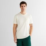 Gant Erkek Krem Regular Fit Bisiklet Yaka T-Shirt - 130-Krem - 2XL
