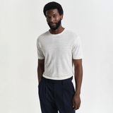 Gant Erkek Krem Regular Fit Bisiklet Yaka T-Shirt - 130-Krem