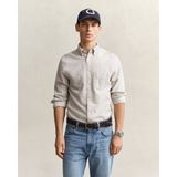 Gant Erkek Krem Regular Fit Çizgili Gömlek 3260056.240 - 240-Krem - 2XL