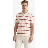 Gant Erkek Krem Regular Fit Çizgili Logolu Polo Yaka T-Shirt 2014094.119 - 119-Krem - 2XL
