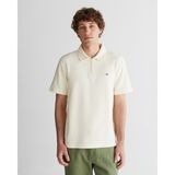 Gant Erkek Krem Regular Fit Yarım Fermuarlı Logolu Polo Yaka T-Shirt 2426186T.130 - 130-Krem