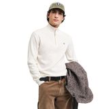 GANT Erkek Krem Regular Fit Yarım Fermuarlı Yün Kazak