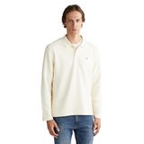 GANT Erkek Krem Relaxed Fit Polo Yaka Uzun Kollu T-Shirt
