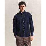 Gant Erkek Lacivert %100 Pamuk Gömlek 3250203.433 - 3XL - 433-Lacivert