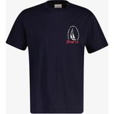 Gant Erkek Lacivert Baskılı Kısa Kollu T-Shirt 2003404.433 - 433-Lacivert
