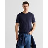 Gant Erkek Lacivert Baskılı Kısa Kollu T-Shirt 2326134T.433 - 433-Lacivert