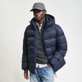 Gant Erkek Lacivert Kapüşonlu Mont - 433-Lacivert - 3XL