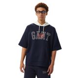 GANT Erkek Lacivert Kapüşonlu T-Shirt