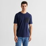 Gant Erkek Lacivert Kısa Kollu T-Shirt - 433-Lacivert