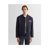 Gant Erkek Lacivert Oversize Fit Hakim Yaka Logolu Ceket