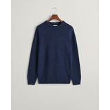 Gant Erkek Lacivert Regular Fit Bisiklet Yaka Kazak 8040169.433 - 433-Lacivert