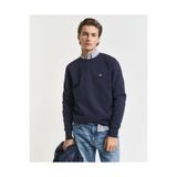 Gant Erkek Lacivert Regular Fit Bisiklet Yaka Sweatshirt