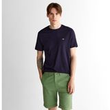 Gant Erkek Lacivert Regular Fit Bisiklet Yaka T-Shirt - 433-Lacivert - M