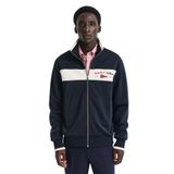 Gant Erkek Lacivert Regular Fit Dik Yaka Logolu Sweatshirt