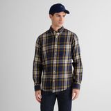 Gant Erkek Lacivert Regular Fit Düğmeli Gömlek - 433-Lacivert - S