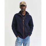Gant Erkek Lacivert Regular Fit Fermuarlı Hırka 2028042.433 - 433-Lacivert - S
