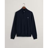 Gant Erkek Lacivert Regular Fit Fermuarlı Hırka 87214.410 - S - 410-Lacivert