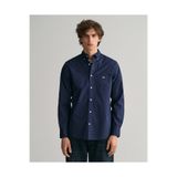Gant Erkek Lacivert Regular Fit Logolu Gömlek