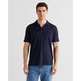 Gant Erkek Lacivert Regular Fit Şerit Detaylı Polo Yaka T-Shirt 2426128T.433 - 433-Lacivert - XL