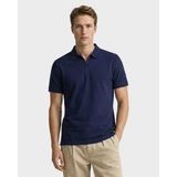Gant Erkek Lacivert Regular Fit Yarım Fermuarlı Baskılı Polo Yaka T-Shirt 24261118T.433 - 433-Lacivert
